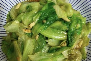 Lettuce in Oyster Sauce